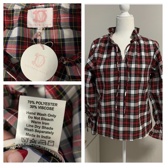 NWOT Victoria Dunn Top - Size Medium - Picture 1 of 7